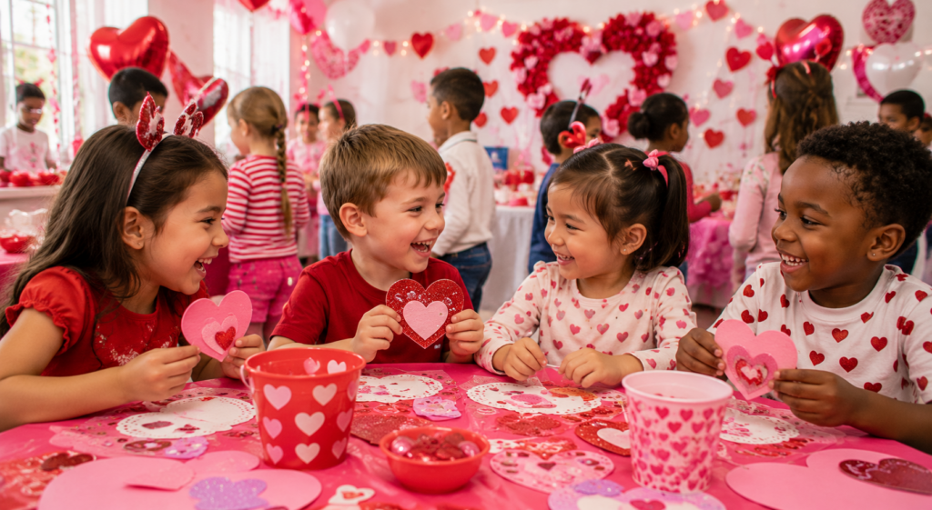 Valentine days kids Party