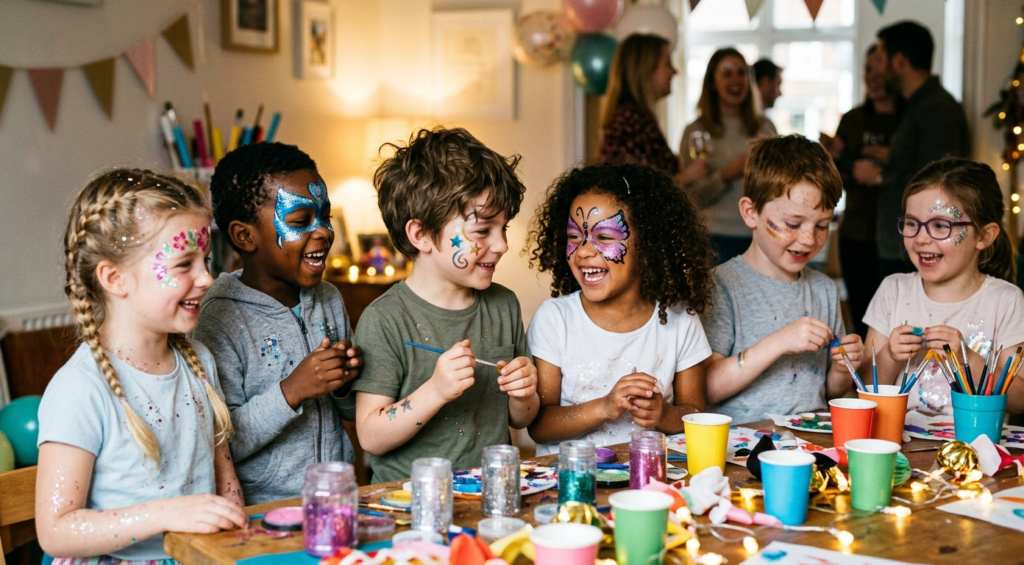 Glitter Makeup Party